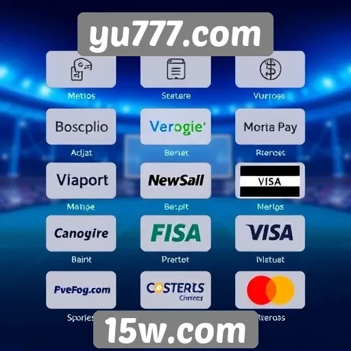Métodos de pagamento disponíveis no yu777.com
